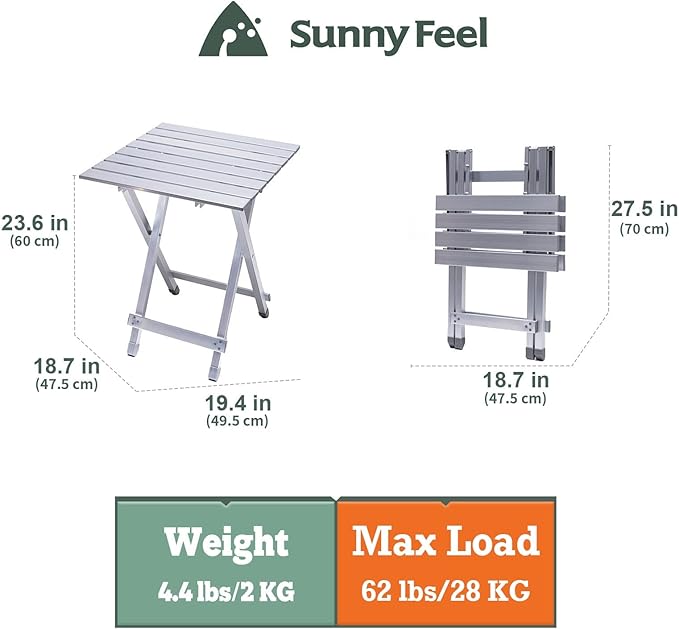 SUNNYFEEL Folding Camping Table - Image 3
