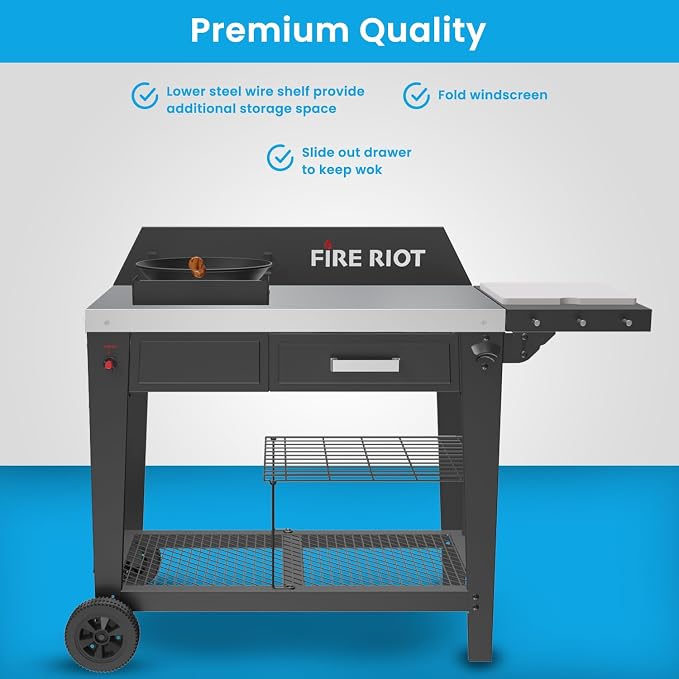 Heavy-Duty Outdoor Wok Cooking Station – 50, 000 BTU Wok Burner - Image 7