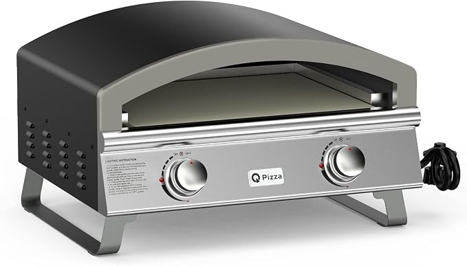 Outdoor 2-Burner Gas Pizza Oven, Versatile Grill Stove - Image 8