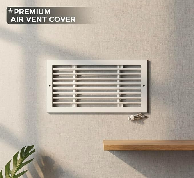 Premium 8" X 4" Linear Aluminum Bar Return Air Grille - Image 4