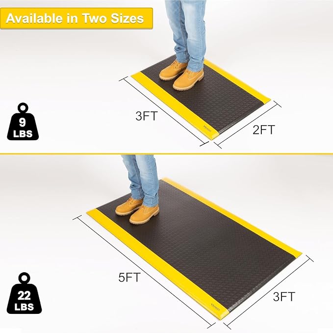 Vergo Industrial 15/16” Extra Thick Anti Fatigue Mat - Image 6