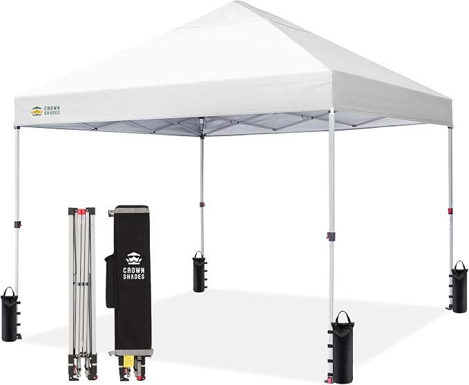 CROWN SHADES 8x8 Pop Up Canopy by CrownShades