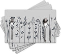 Flower Placemats Set of 4 by Unknown