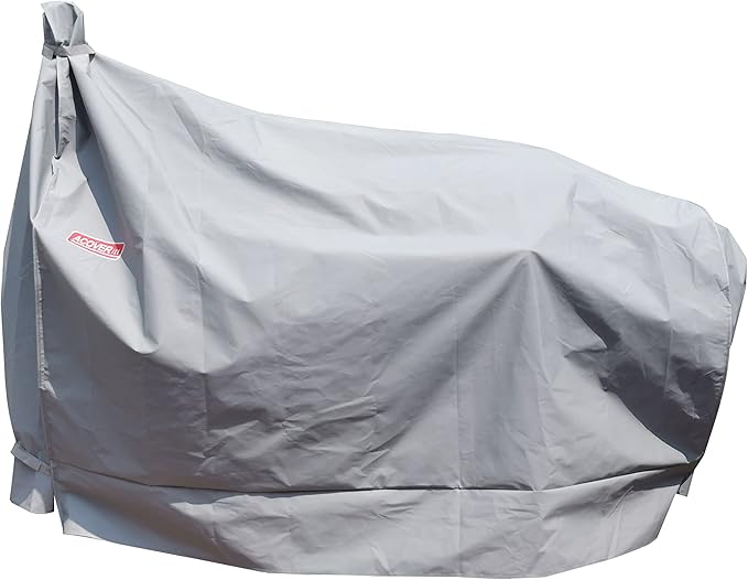 Heavy Duty Charcoal Grill Offset Smoker Cover, Outdoor Smokestack BBQ Cover by acoveritt