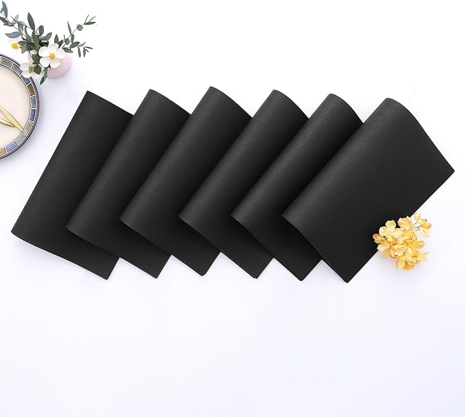 Homaxy Faux Leather Heat Resistant Placemats - Image 7