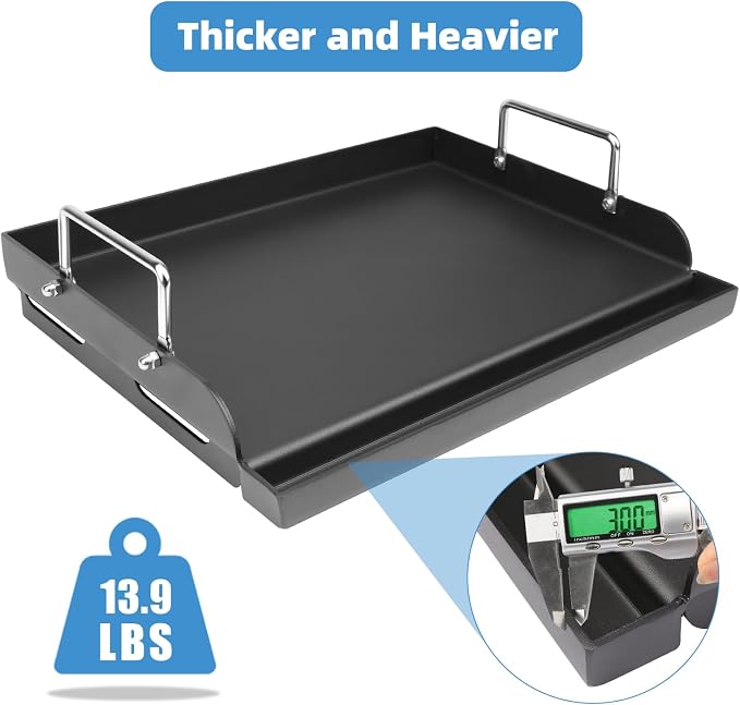 17" x 13" Griddle Plate for Gas Grill - Image 4