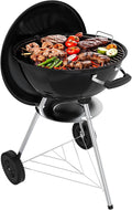 18 inch Charcoal Grill, Portable Kettle BBQ Grills, Perfect BBQ Gift, Durable & by GRILIFE
