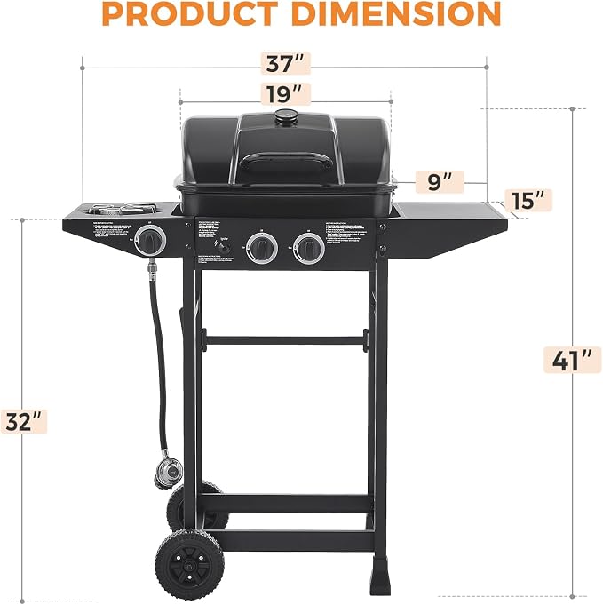 Lyromix 2 Burner Gas Grill - Image 2