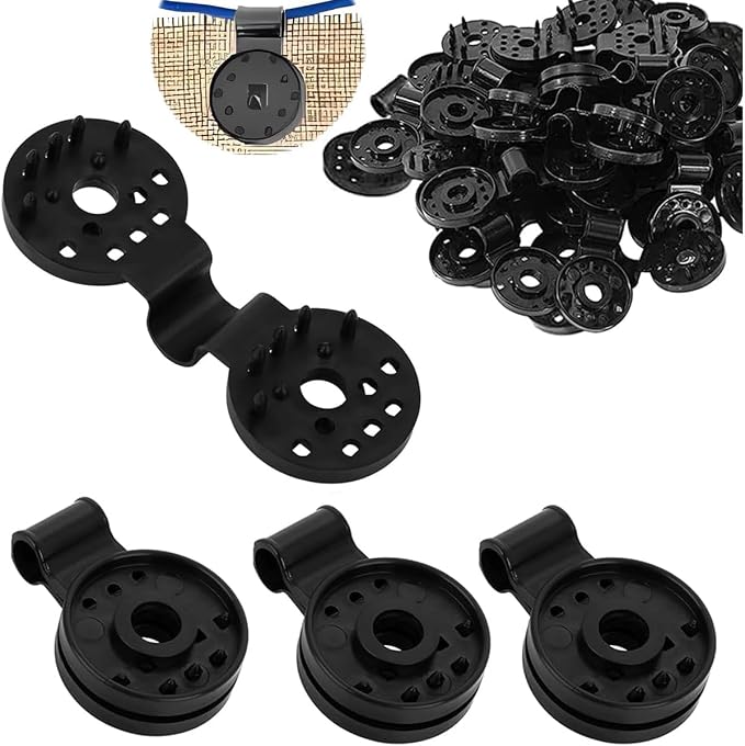 50 PCS Shade Cloth Heavy Duty Lock Grip, Shade Cloth Plastic Clips, Windproof by AIIONP