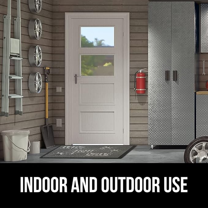 GORILLA GRIP 100% Waterproof All-Season WeatherMax Doormat US Designed Natural - Image 10