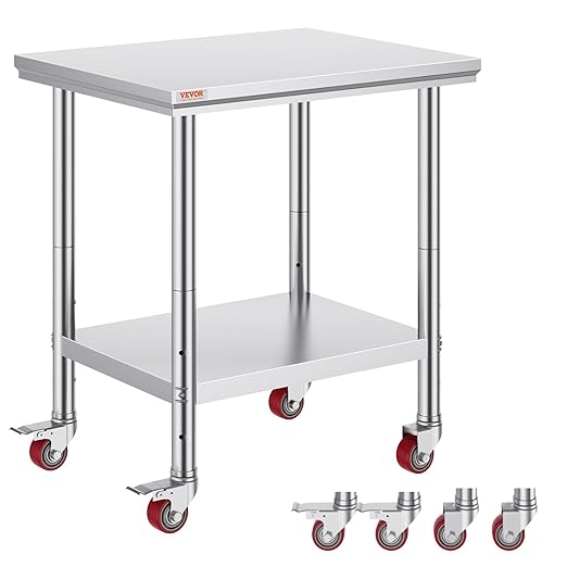 Mophorn Stainless Steel Work Table by VEVOR