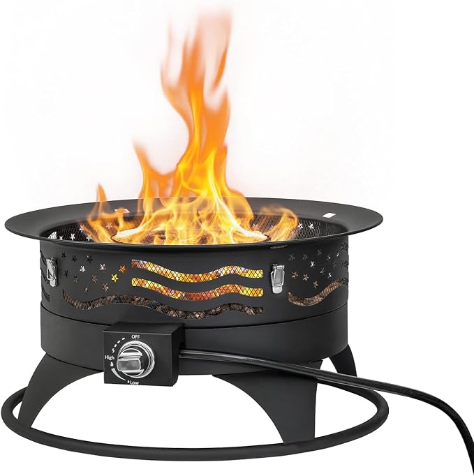 24 Inch Portable Propane Fire Pit - Image 2