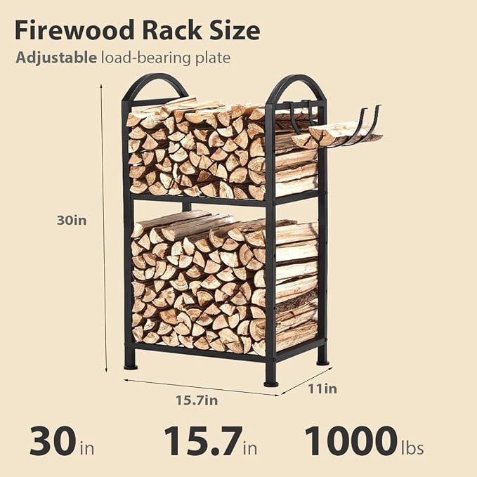 Firewood Rack Outdoor and Indoor, Fire wood Storage Racks - Image 2
