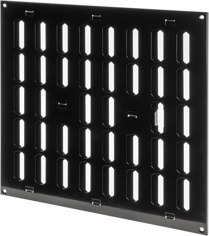 Repa Market 12" x 12" Inch Black Adjustable Air Vent Cover by RepaMarket