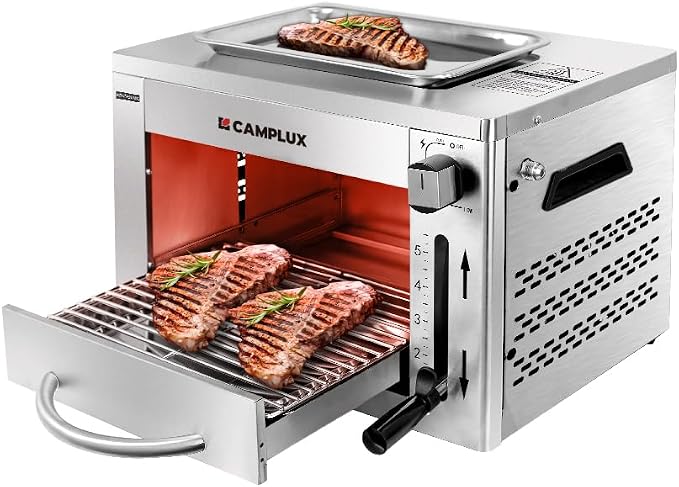 Camplux Propane Infrared Steak Grill, 1600℉ Fast Efficient Heating Outdoor by CAMPLUX