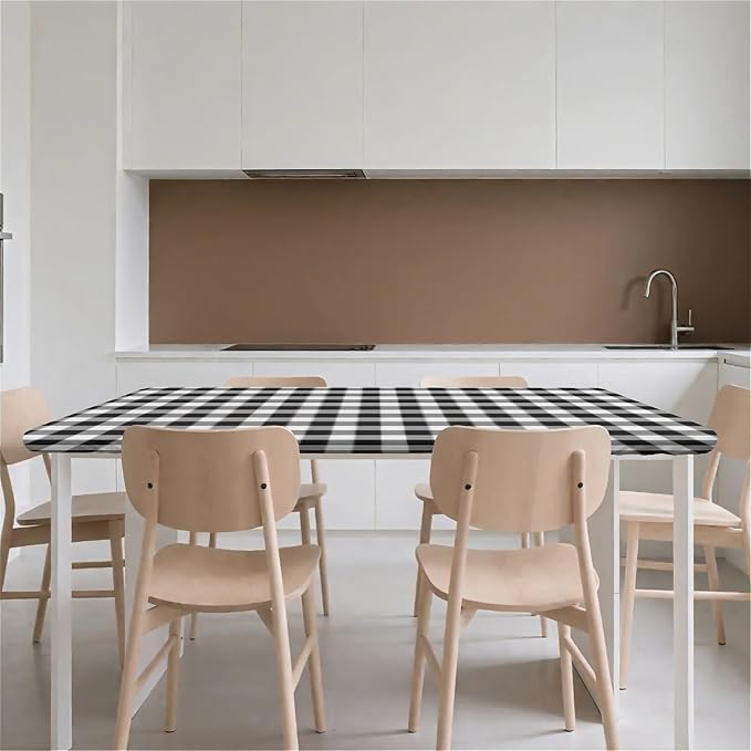 Rectangle Table Cloth Cover Waterproof Elastic Fitted Polyester Fitted - Image 9