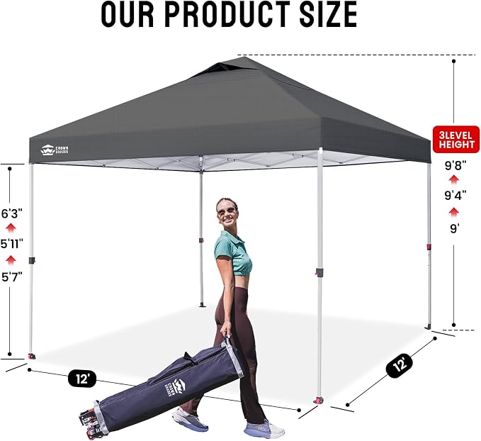 CROWN SHADES 12x12 Pop Up Canopy - Image 6