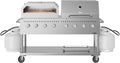60 in. 8-Burner Commercial Outdoor Propane Gas Grill by KoolMore