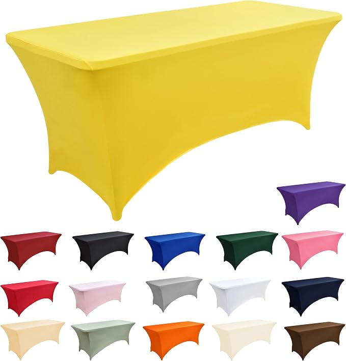2-Pack 4ft Spandex Table Covers - Image 3