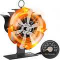 Wood Stove Fan Heat Powered, Newly Upgrade 6 Blade Wood Heater Fan, Comes by AmzWorld