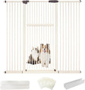 Lumizone Extra Tall Pet Gate 55.12" High Pressure Mounted 59.25"-63.38" Extra by Lumizone