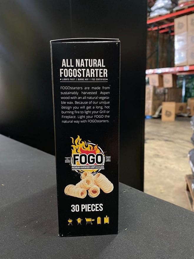 FOGO Super Premium Hardwood Lump Charcoal, Natural Large Sized Lump Charcoal - Image 15