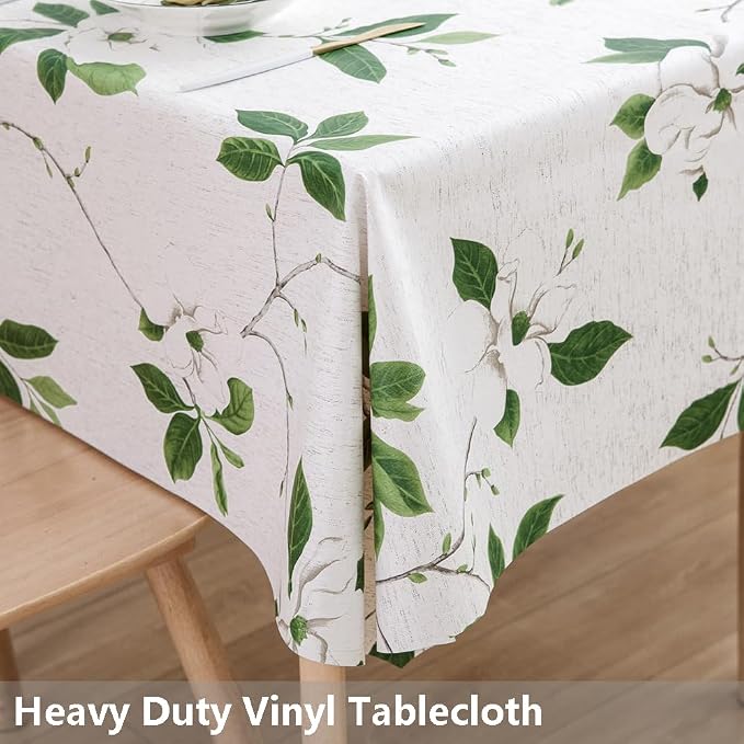 TruDelve Heavy Duty Vinyl Table Cloth Plastic Table Cloth - Image 2