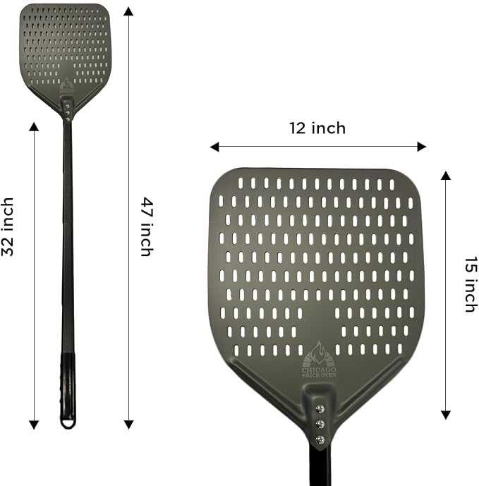 Chicago Brick Oven Perforated Pizza Peel - Image 2