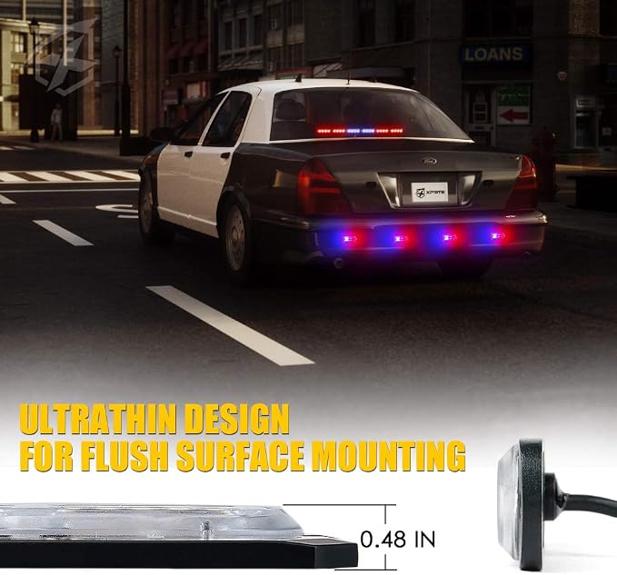 Xprite 24 LED Surface Mount Strobe Lights Kit - Image 2