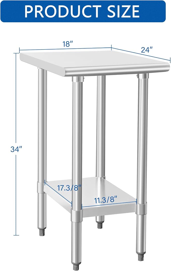 HARDURA Stainless Steel Table 24X18 Inches - Image 2