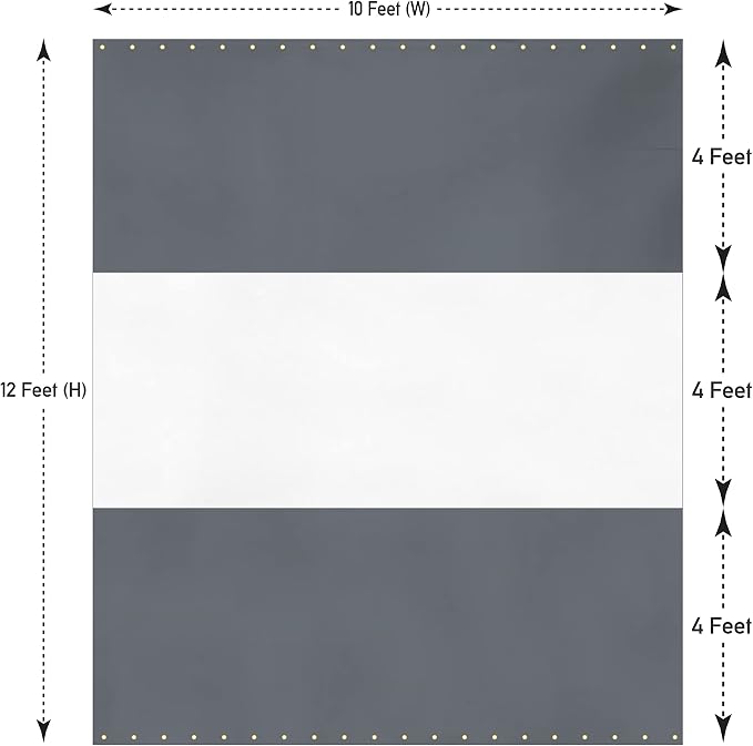Covers & all Outdoor Clear Panel Curtain, 12 oz Vinyl Outdor Curtains - Image 2