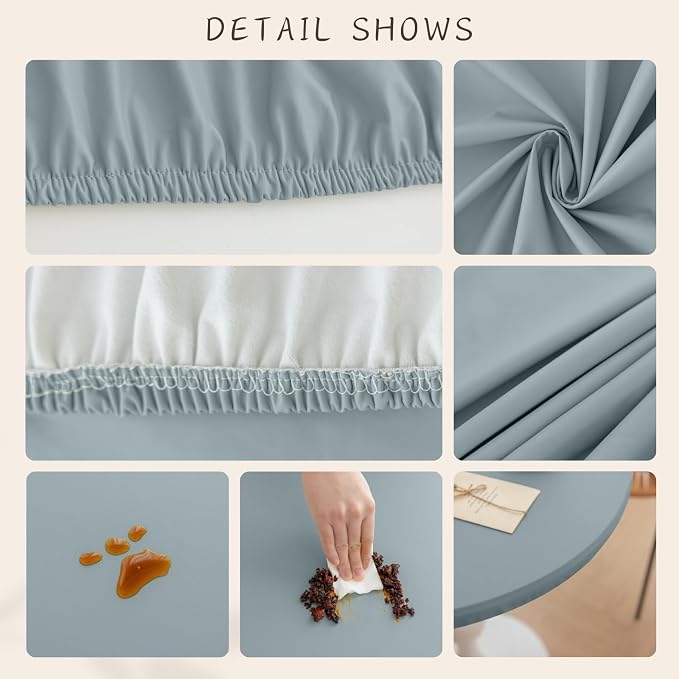 Round Fitted PU Tablecloth - Image 6