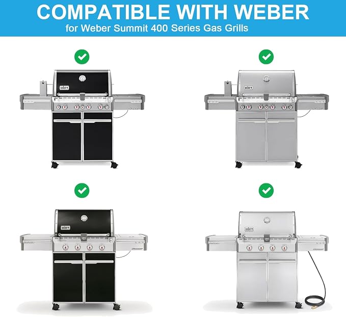 Full-Size Griddle Inserts for Weber Summit 400 Gas Grills, Flat Top Griddle for - Image 5