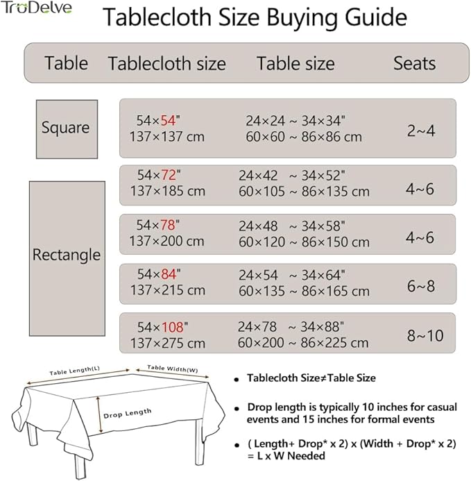 TruDelve Heavy Duty Vinyl Tablecloths - Image 7