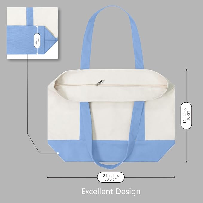 TOPDesign 1-Pack Canvas Tote Bag - Image 5