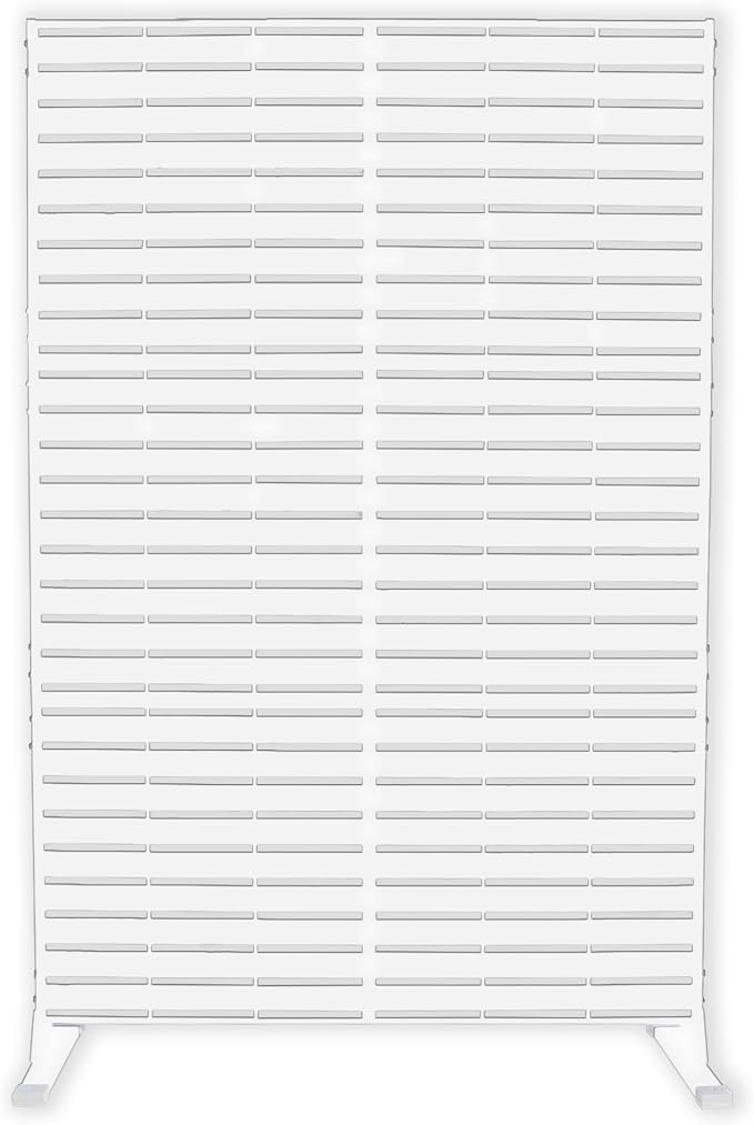 Kozyard Metal Privacy Screen 74" H x 47.2" W Decorative Outdoor Divider by Kozyard