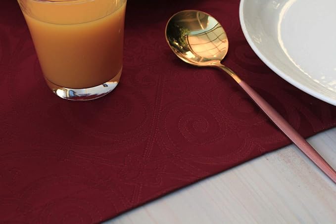 Red Table Runner 36 inch, Cranberry Dresser Scarf, Outdoor Coffee Table Runner - Image 6