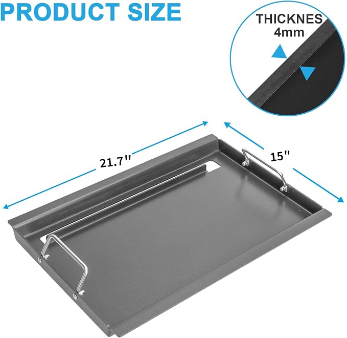 Full Size Griddle for Weber Old Spirit 200 Series Grills, Flat Top Griddle for - Image 2