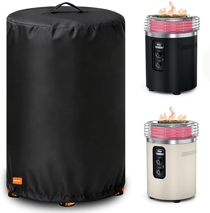 Cover for Ninja Fireside 360 Fire Pit, Outdoor Heavy Duty 600D Waterproof Cover by Dalema