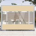 Clear Vinyl Curtains for Patio Enclosure, 23oz Heavy Duty Waterproof Anti-UV by JIANYANA