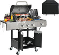 3-Burner Propane Gas BBQ Grill by LCKJZYL