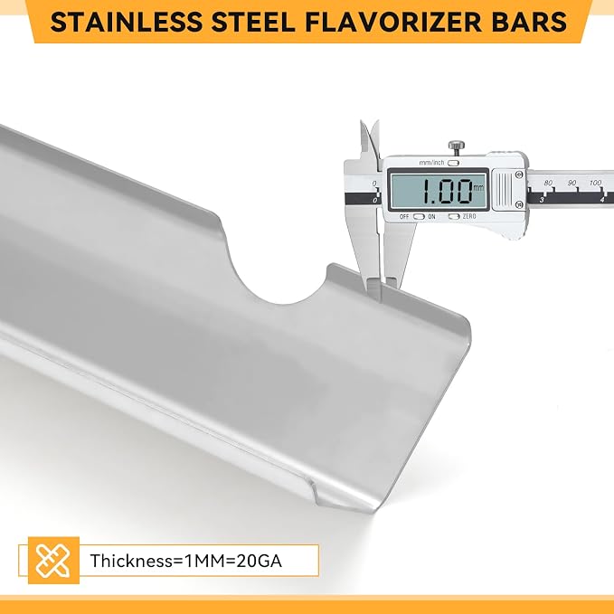 17.1" Stainless Steel Flavorizer Bars - Image 8