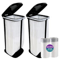 2PCS Portable Trash Bag Holder Collapsible Trash can by AngeLvet