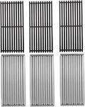 17" Grill Grates and Emitter for Charbroil TRU Infrared 3-Burner Gas Grill by BBQFuture