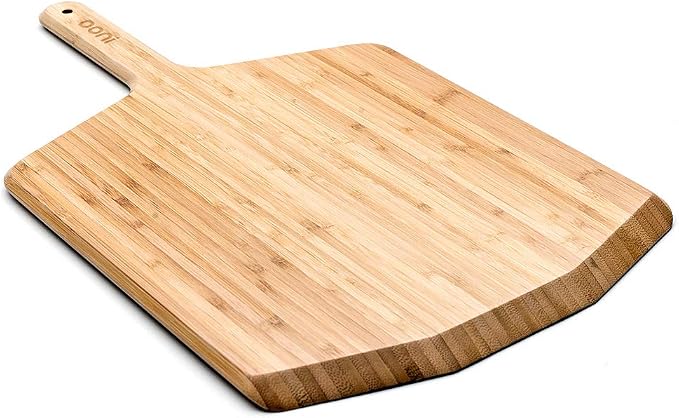 Ooni 12” Bamboo Wood Pizza Peel –12 Inch Pizza Spatula Paddle, Wooden Pizza - Image 2
