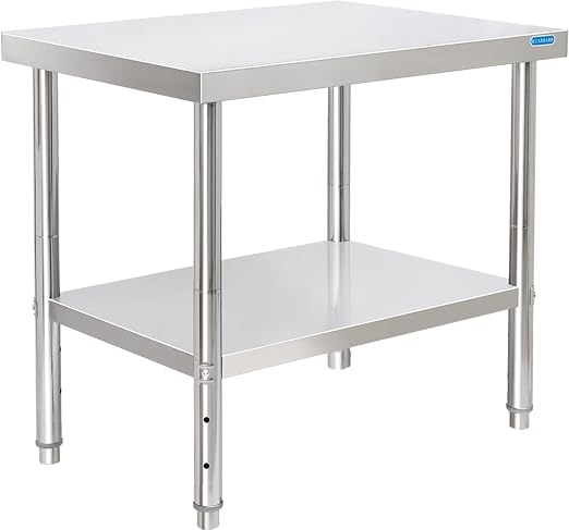 Stainless Steel Table for Prep & Work by KUARBARR