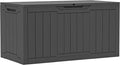 YITAHOME 100 Gallon Outdoor Storage Box, Large Water Resistant Resin Deck Box by YITAHOME