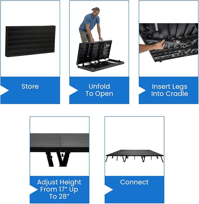 12'x12' MYSTAGE 9 Stage Platform - Image 5