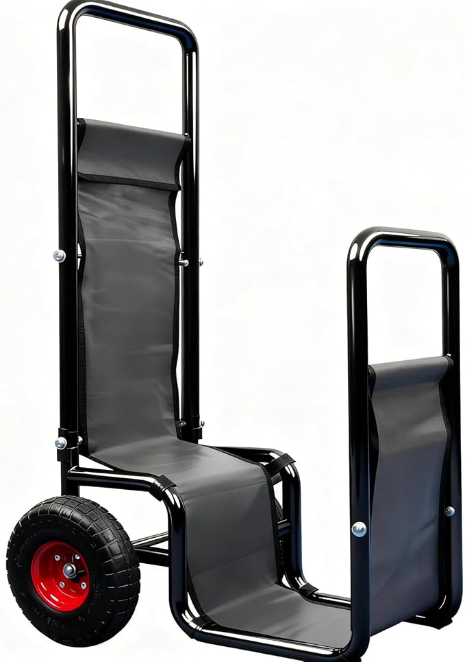Kapler Firewood Cart with Wheels - Image 9