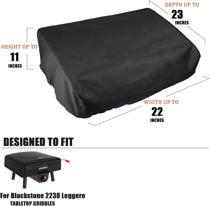 Pizza Oven Cover for Blackstone 2238 2379 Leggero Tabletop Pizza Oven, - Image 3